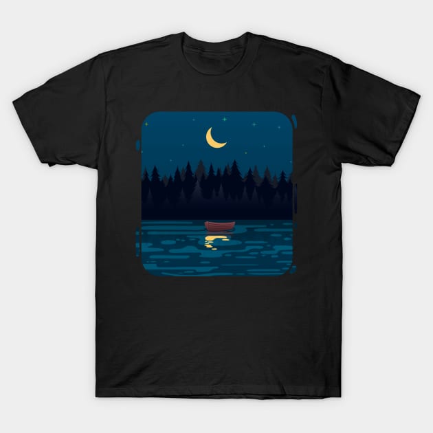 One in middle of lake T-Shirt by DaKoArt